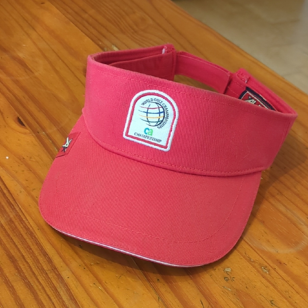 Red World Golf Championship Visor Men Women